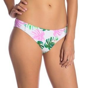 Floral Ruched Basic Bikini Bottom